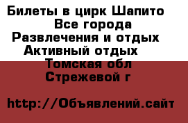 Билеты в цирк Шапито. - Все города Развлечения и отдых » Активный отдых   . Томская обл.,Стрежевой г.